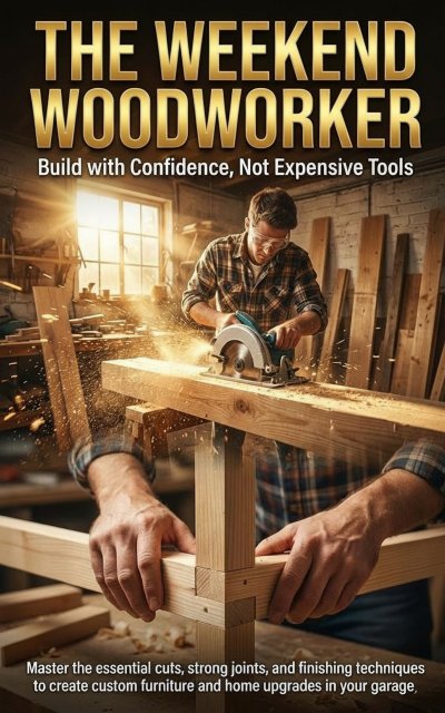 'Cover von The Weekend Woodworker: Build with Confidence, Not Expensive Tools'-Cover