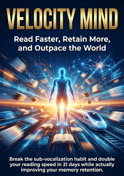 'Cover von Velocity Mind: Read Faster, Retain More, and Outpace the World'-Cover
