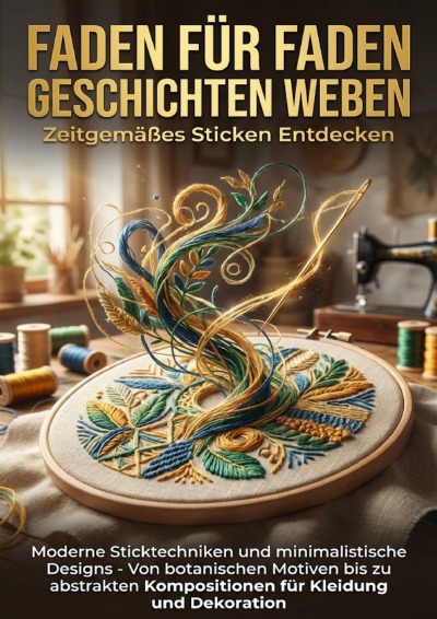 'Cover von Faden für Faden Geschichten Weben: Zeitgemäßes Sticken Entdecken'-Cover