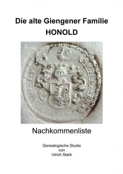 'Cover von Die alte Giengener Familie HONOLD'-Cover