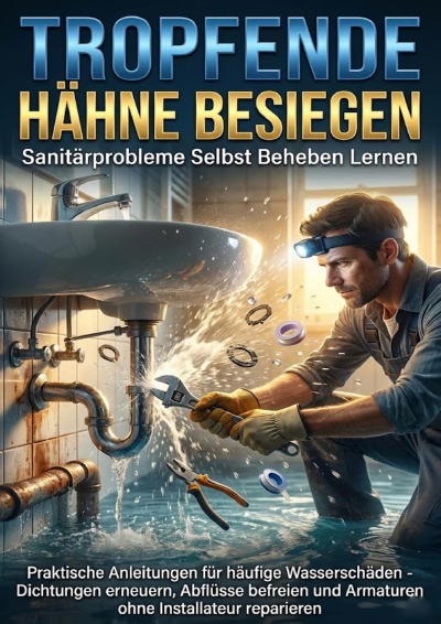 'Cover von Tropfende Hähne Besiegen: Sanitärprobleme Selbst Beheben Lernen'-Cover