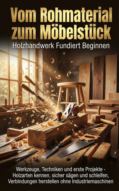 'Cover von Vom Rohmaterial zum Möbelstück: Holzhandwerk Fundiert Beginnen'-Cover