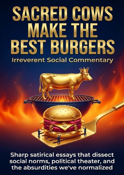 'Cover von Sacred Cows Make the Best Burgers: Irreverent Social Commentary'-Cover