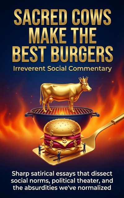 'Cover von Sacred Cows Make the Best Burgers: Irreverent Social Commentary'-Cover