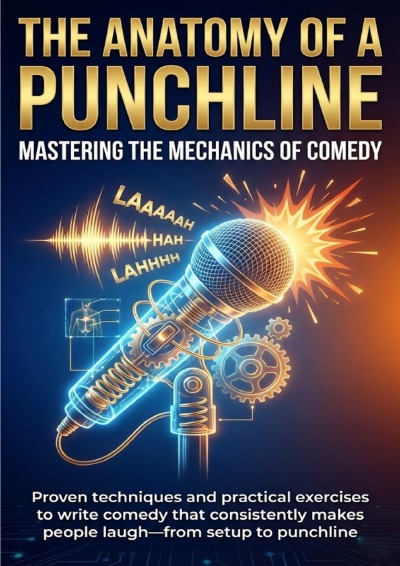 'Cover von The Anatomy of a Punchline: Mastering the Mechanics of Comedy'-Cover