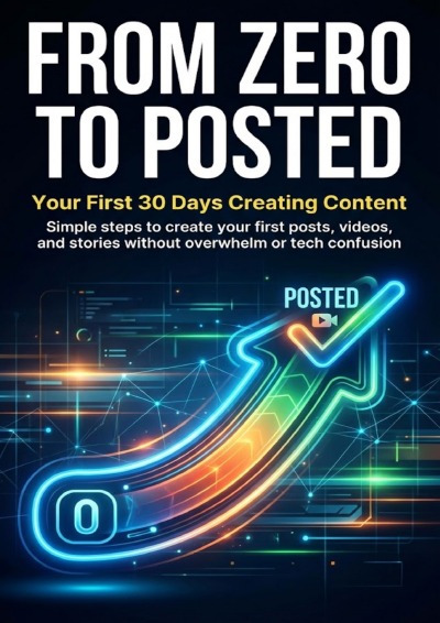 'Cover von From Zero to Posted: Your First 30 Days Creating Content'-Cover