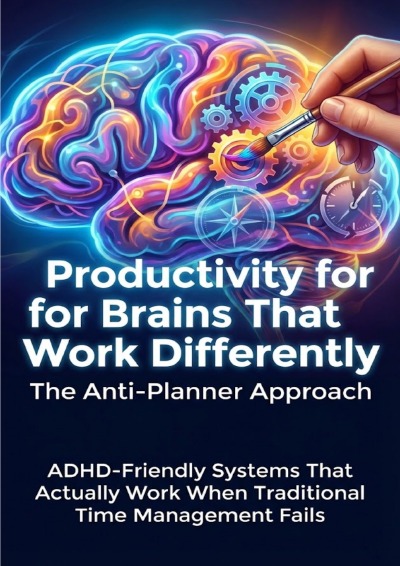 'Cover von Productivity for Brains That Work Differently: The Anti-Planner Approach'-Cover