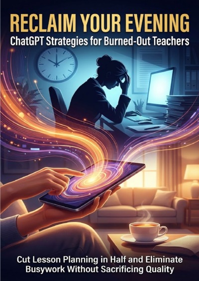 'Cover von Reclaim Your Evening: ChatGPT Strategies for Burned-Out Teachers'-Cover