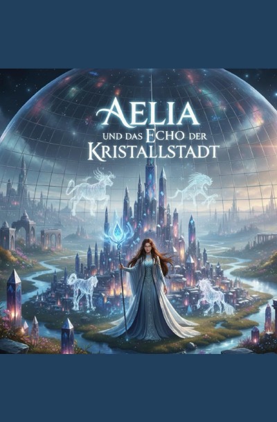 'Cover von Aelia und das Echo der Kristallstadt'-Cover