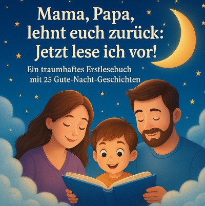 'Cover von Mama, Papa, lehnt euch zurück: Jetzt lese ich vor!: 25 traumhafte Gute-Nacht-Geschichten'-Cover