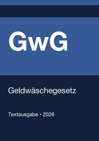 'Cover von GwG – Geldwäschegesetz (Deutschland) 2026'-Cover