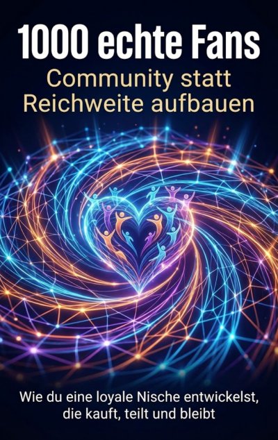 'Cover von 1000 echte Fans: Community statt Reichweite aufbauen'-Cover