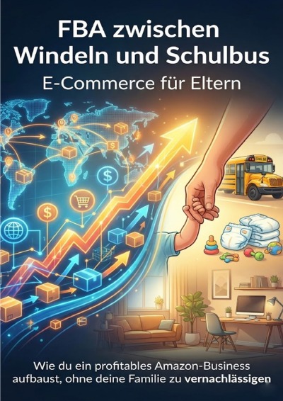 'Cover von FBA zwischen Windeln und Schulbus: E-Commerce für Eltern'-Cover
