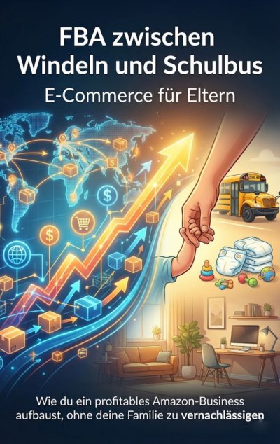 'Cover von FBA zwischen Windeln und Schulbus: E-Commerce für Eltern'-Cover