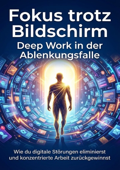 'Cover von Fokus trotz Bildschirm: Deep Work in der Ablenkungsfalle'-Cover