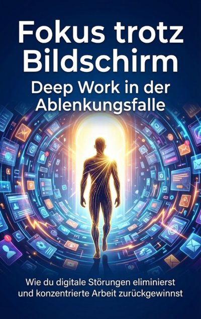 'Cover von Fokus trotz Bildschirm: Deep Work in der Ablenkungsfalle'-Cover