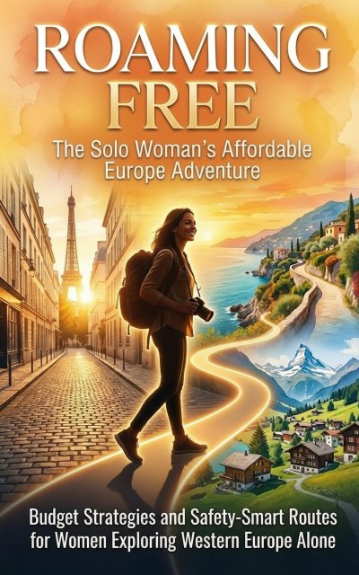 'Cover von Roaming Free: The Solo Woman’s Affordable Europe Adventure'-Cover