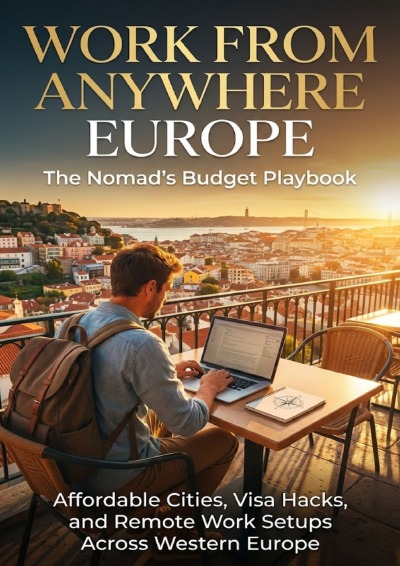 'Cover von Work From Anywhere Europe: The Nomad’s Budget Playbook'-Cover