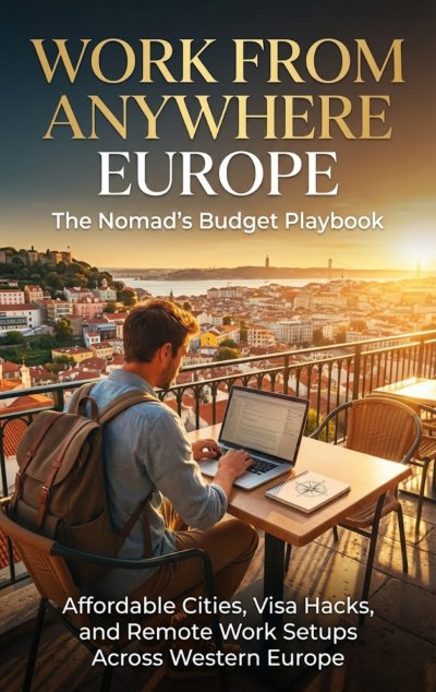 'Cover von Work From Anywhere Europe: The Nomad’s Budget Playbook'-Cover