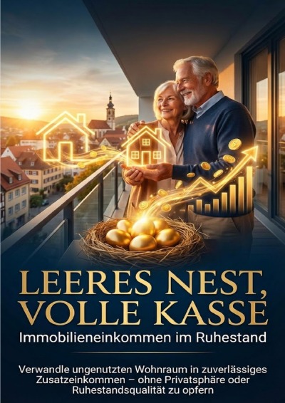 'Cover von Leeres Nest, volle Kasse: Immobilieneinkommen im Ruhestand'-Cover