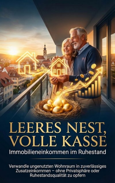 'Cover von Leeres Nest, volle Kasse: Immobilieneinkommen im Ruhestand'-Cover