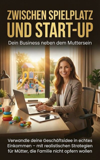 'Cover von Zwischen Spielplatz und Start-up: Dein Business neben dem Muttersein'-Cover