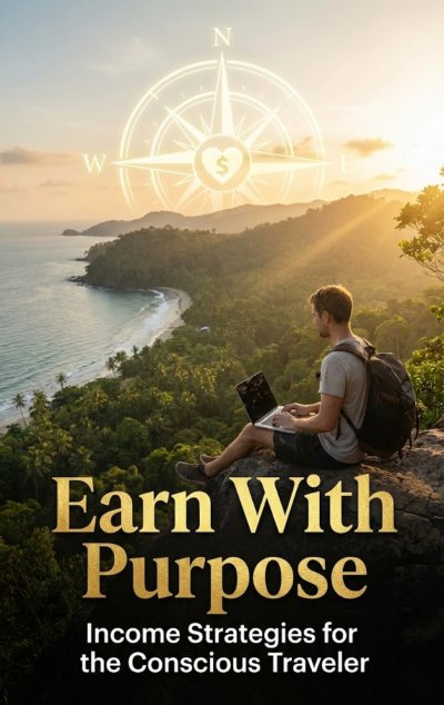 'Cover von Earn With Purpose: Income Strategies for the Conscious Traveler'-Cover