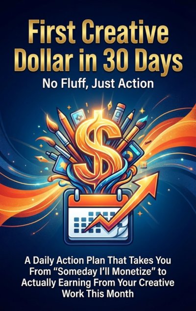 'Cover von First Creative Dollar in 30 Days: No Fluff, Just Action'-Cover