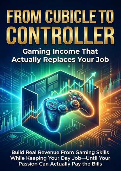 'Cover von From Cubicle to Controller: Gaming Income That Actually Replaces Your Job'-Cover