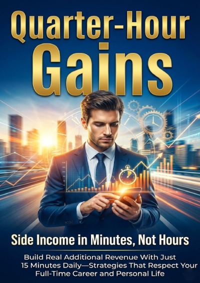 'Cover von Quarter-Hour Gains: Side Income in Minutes, Not Hours'-Cover