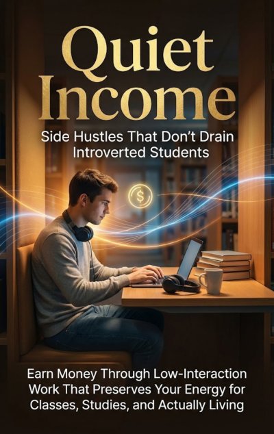 'Cover von Quiet Income: Side Hustles That Don’t Drain Introverted Students'-Cover