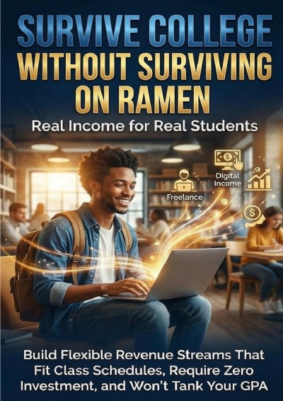 'Cover von Survive College Without Surviving on Ramen: Real Income for Real Students'-Cover