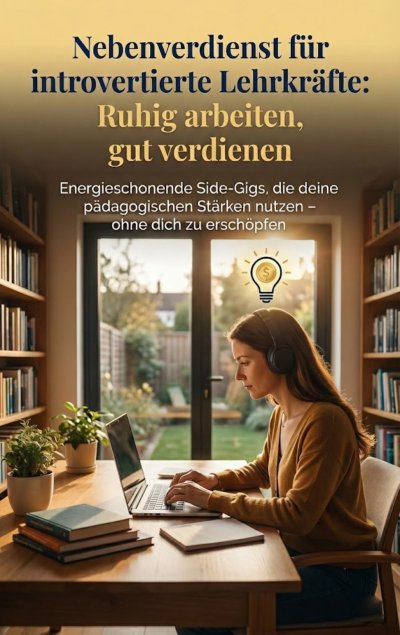 'Cover von Nebenverdienst für introvertierte Lehrkräfte: Ruhig arbeiten, gut verdienen'-Cover