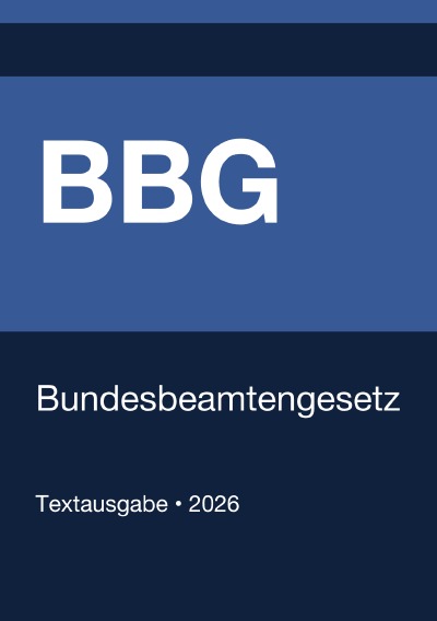 'Cover von BBG – Bundesbeamtengesetz (Deutschland) 2026'-Cover