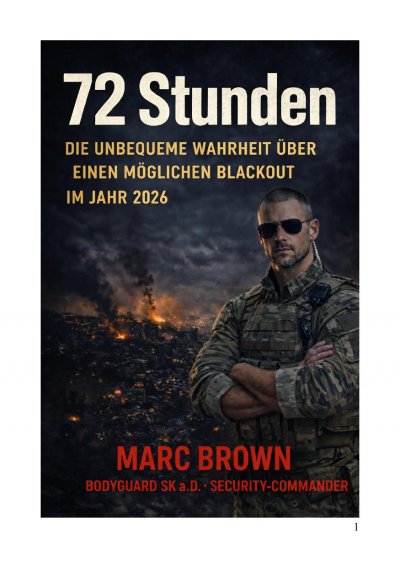 'Cover von 72 Stunden – Die unbequeme Wahrheit über einen möglichen Blackout im Jahr 2026'-Cover