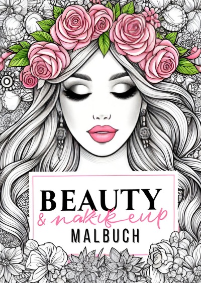 'Cover von Beauty & Makeup Malbuch'-Cover