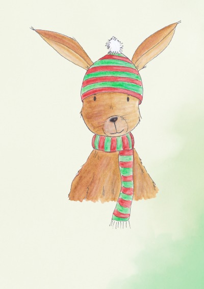 'Cover von Notizheft Ringelpiez Hubert Hase'-Cover