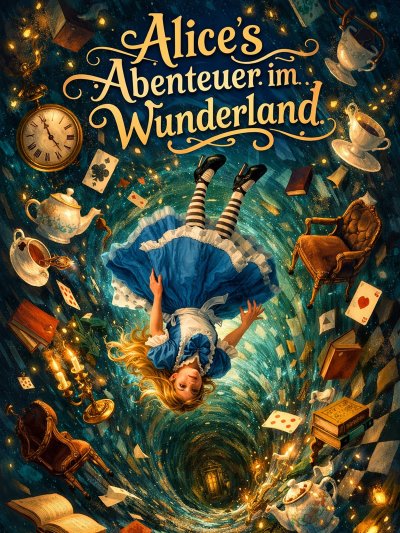'Cover von Alice’s Abenteuer im Wunderland'-Cover