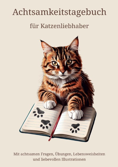 'Cover von Achtsamkeitstagebuch für Katzenliebhaber'-Cover