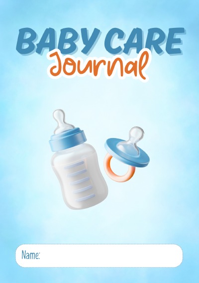 'Cover von Baby Care Journal: Track Feeding, Sleep, Diapers, Mood, and Milestones Day by Day'-Cover