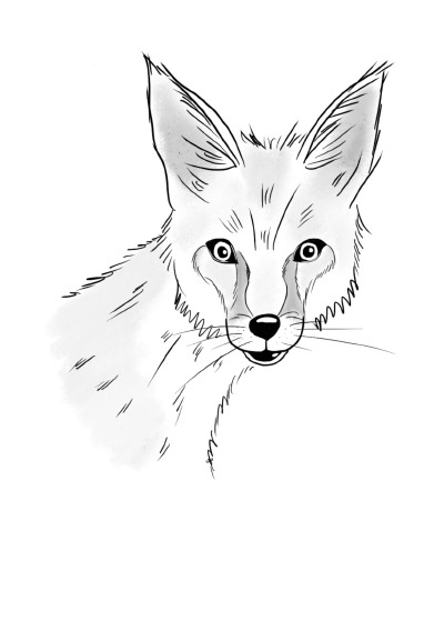 'Cover von Notizheft Inky Animals Fuchs'-Cover