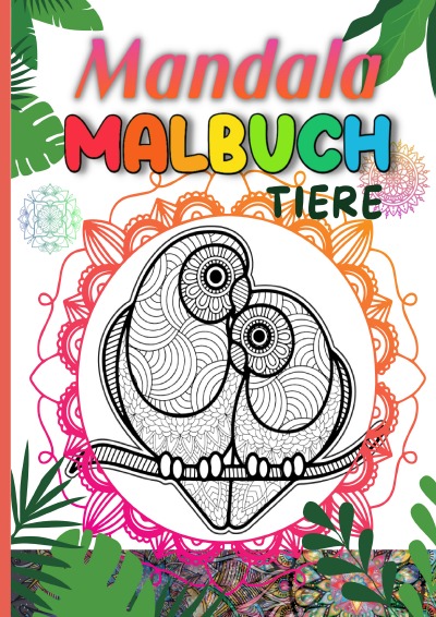 'Cover von Mandala Malbuch Tiere'-Cover