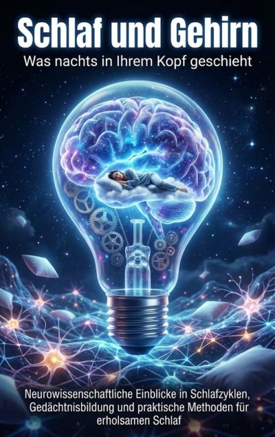 'Cover von Schlaf und Gehirn: Was nachts in Ihrem Kopf geschieht'-Cover