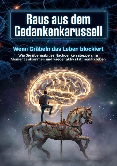 'Cover von Raus aus dem Gedankenkarussell: Wenn Grübeln das Leben blockiert'-Cover