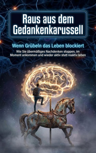 'Cover von Raus aus dem Gedankenkarussell: Wenn Grübeln das Leben blockiert'-Cover