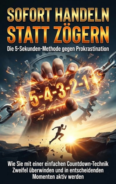'Cover von Sofort handeln statt zögern: Die 5-Sekunden-Methode gegen Prokrastination'-Cover