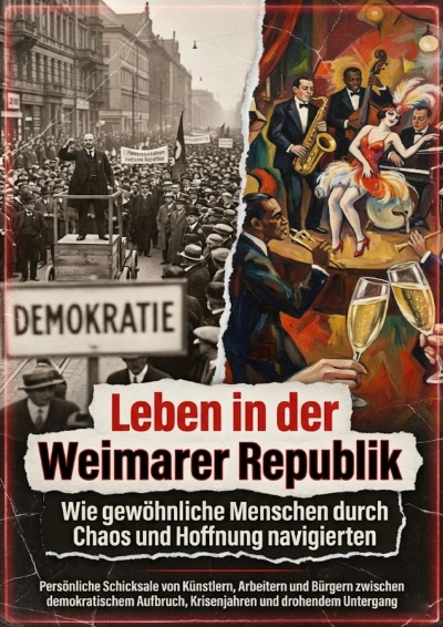 'Cover von Leben in der Weimarer Republik: Wie gewöhnliche Menschen durch Chaos und Hoffnung navigierten'-Cover