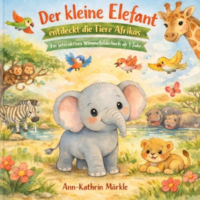 'Cover von Der kleine Elefant entdeckt die Tiere Afrikas'-Cover