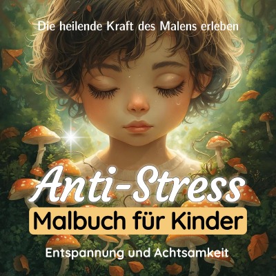 'Cover von Anti-Stress Malbuch für Kinder – Achtsamkeitsmalbuch für Kinder zum Relaxen'-Cover