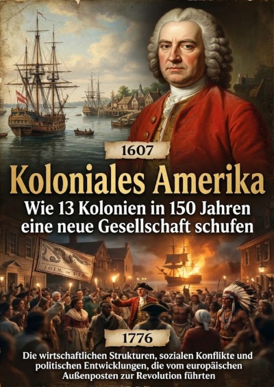 'Cover von Koloniales Amerika: Wie 13 Kolonien in 150 Jahren eine neue Gesellschaft schufen'-Cover